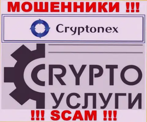 Связавшись с CryptoNex, сфера работы которых Крипто услуги, рискуете остаться без денежных вложений