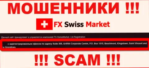 Юридическое место регистрации internet-мошенников FX-SwissMarket Com - Сент-Винсент и Гренадины