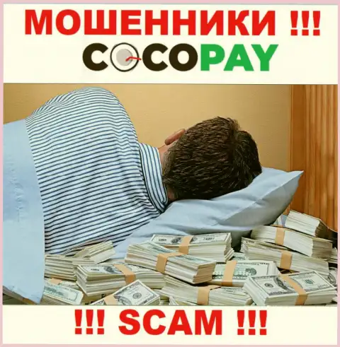 Вы не вернете финансовые средства, отправленные в организацию Coco Pay - это internet ворюги !!! У них нет регулятора