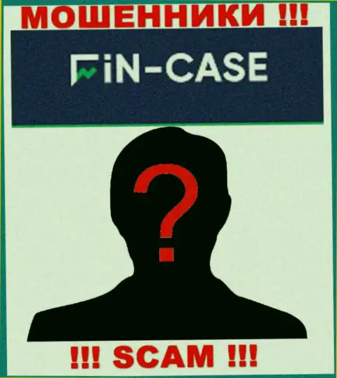Не взаимодействуйте с internet-мошенниками FIN-CASE LTD - нет информации об их прямых руководителях