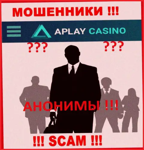 Инфа о прямых руководителях APlay Casino, увы, скрыта