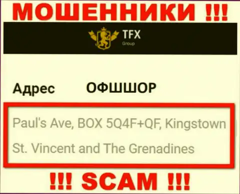 Не работайте совместно с организацией TFX-Group Com - данные internet жулики осели в офшоре по адресу: Paul's Ave, BOX 5Q4F+QF, Kingstown, St. Vincent and The Grenadines