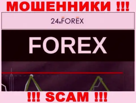 Не переводите кровно нажитые в 24XForex Com, род деятельности которых - Форекс