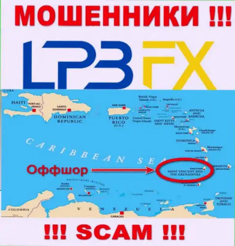 ЛПБФХ ЛТД свободно грабят, ведь расположены на территории - Saint Vincent and the Grenadines