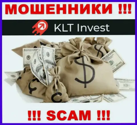 KLT Invest - это КИДАЛОВО !!! Затягивают клиентов, а затем присваивают их вложенные денежные средства