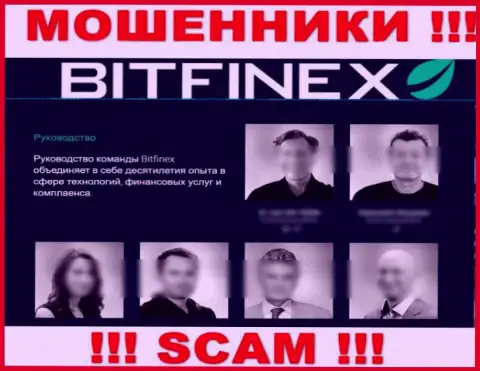 Кто конкретно управляет Bitfinex непонятно, на сайте шулеров показаны лживые данные