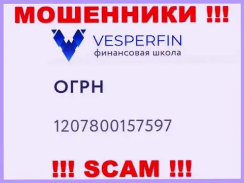 Vesper Fin воры всемирной паутины !!! Их номер регистрации: 1207800157597
