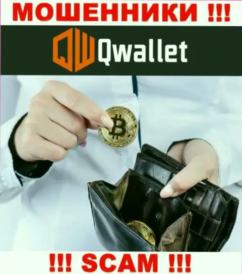 Q Wallet обманывают, предоставляя незаконные услуги в области Крипто кошелек