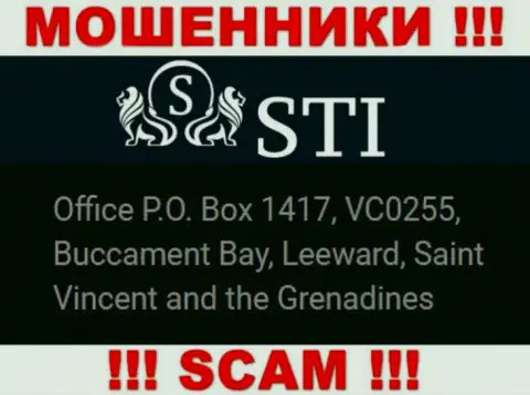 Saint Vincent and the Grenadines - это юридическое место регистрации конторы StokOptions Com