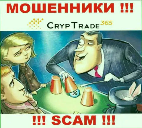 CrypTrade365 Com - это ОБМАН ! Затягивают доверчивых клиентов, а после этого воруют все их вложенные средства