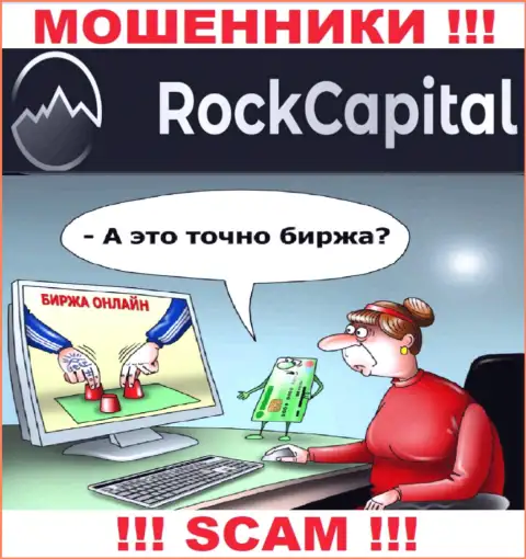 Даже не мечтайте, что перечислив дополнительные денежные средства в брокерскую компанию Rock Capital сумеете заработать - Вас дурачат