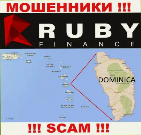 Компания RubyFinance World прикарманивает вложения наивных людей, зарегистрировавшись в офшоре - Commonwealth of Dominica