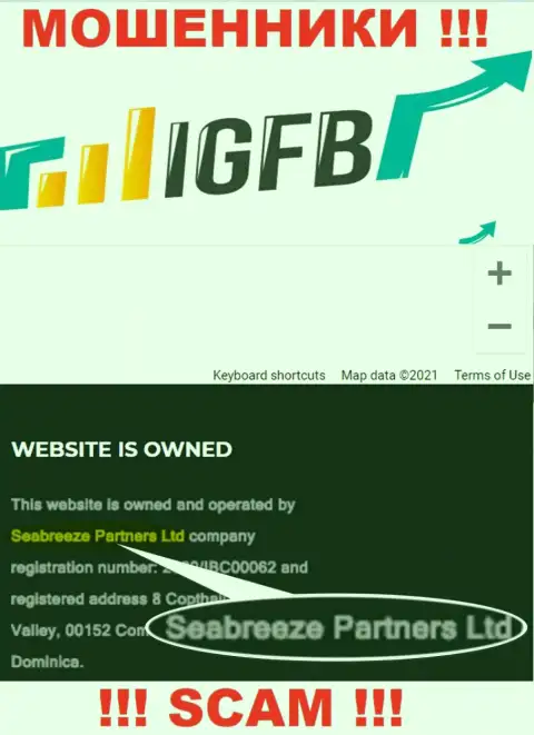Seabreeze Partners Ltd, которое владеет компанией IGFB One