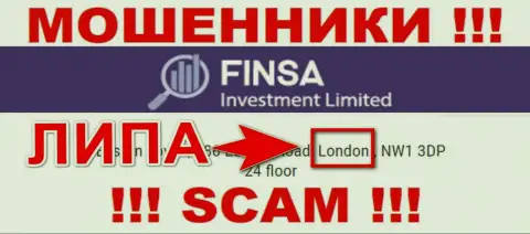 Finsa Investment Limited - это ВОРЫ, лишающие денег доверчивых клиентов, офшорная юрисдикция у организации фиктивная