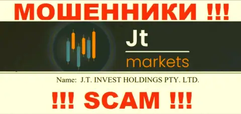 Вы не сумеете сохранить собственные денежные вложения взаимодействуя с JTMarkets, даже в том случае если у них есть юридическое лицо J.T. INVEST HOLDINGS PTY. LTD