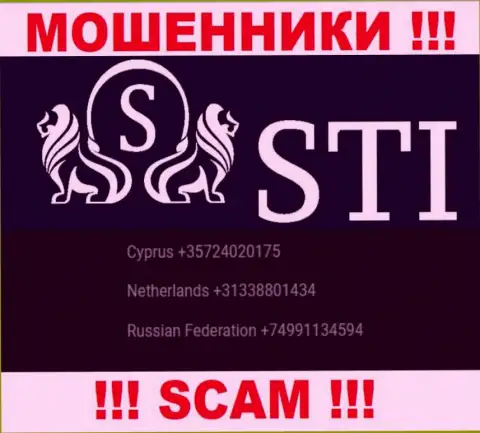 С какого номера телефона Вас будут разводить звонари из организации StokTradeInvest Com неведомо, будьте крайне бдительны