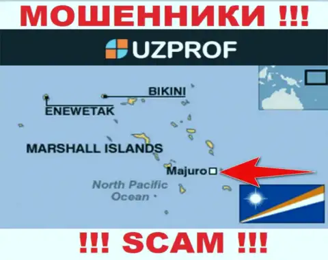 Прячутся internet-жулики Uz Prof в офшорной зоне  - Majuro, Republic of the Marshall Islands, будьте весьма внимательны !