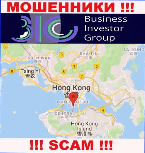 Оффшорное место регистрации BusinessInvestorGroup Com - на территории Hong Kong