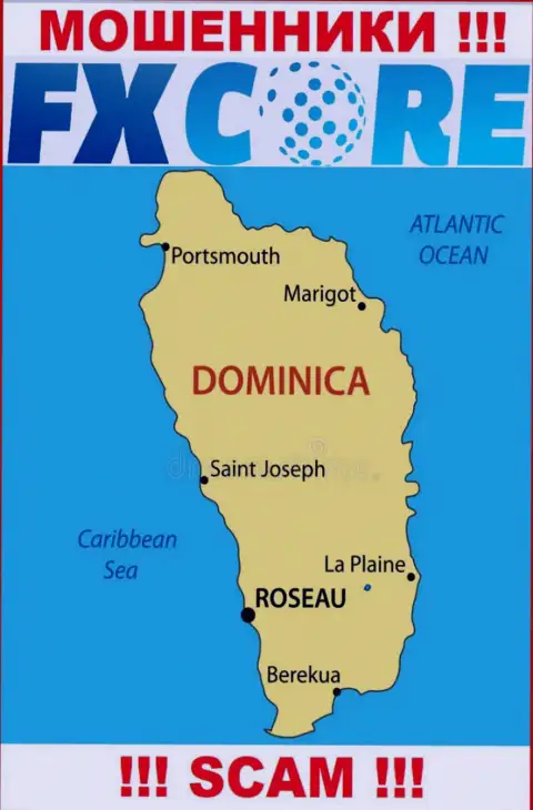 ФИкс Кор Трейд - это кидалы, их место регистрации на территории Commonwealth of Dominica