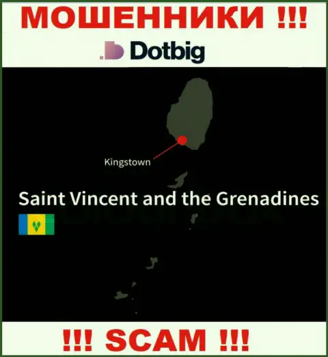 ДотБиг имеют офшорную регистрацию: Kingstown, St. Vincent and the Grenadines - будьте крайне бдительны, мошенники