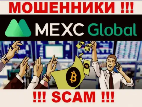 Слишком опасно соглашаться иметь дело с internet мошенниками МЕКС Глобал, крадут финансовые активы
