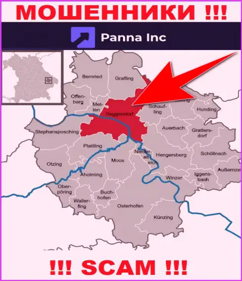PannaInc Com решили не разглашать об своем достоверном адресе регистрации