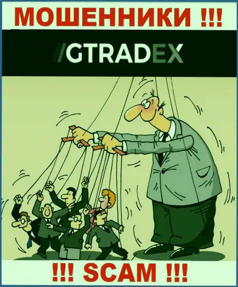 Довольно-таки рискованно соглашаться иметь дело с компанией GTradex - обчистят карманы