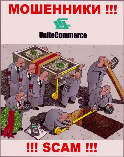 Вы ошибаетесь, если вдруг ждете заработок от совместного сотрудничества с дилинговой компанией Unite Commerce - это МОШЕННИКИ !