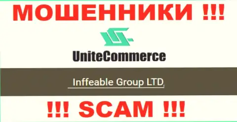 Руководителями UniteCommerce является организация - Inffeable Group LTD