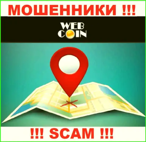 Будьте крайне бдительны, WebCoin грабят людей, не представив сведения об адресе