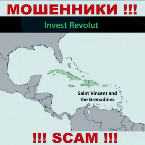 Invest Revolut пустили свои корни на территории - Kingstown, St Vincent and the Grenadines, избегайте взаимодействия с ними