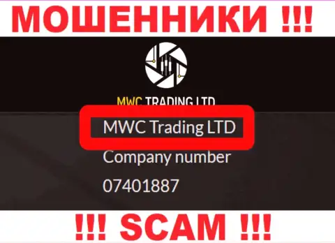 На онлайн-сервисе MWC Trading LTD написано, что MWC Trading LTD - это их юридическое лицо, но это не обозначает, что они добросовестны