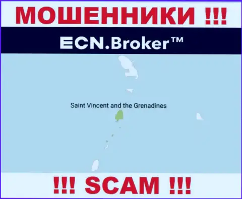 Находясь в оффшорной зоне, на территории St. Vincent and the Grenadines, ECN Broker безнаказанно грабят клиентов