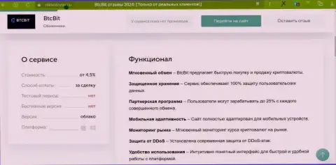 Условия сервиса интернет организации БТК Бит в информационном материале на ресурсе NikSolovov Ru